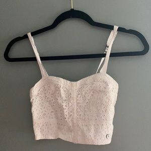 Abercrombie kids embroidered tank top